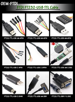 Cable adaptador USB 2,0 a RS232 Serial DB9, doble Chip FTDI FT232 ZT213
