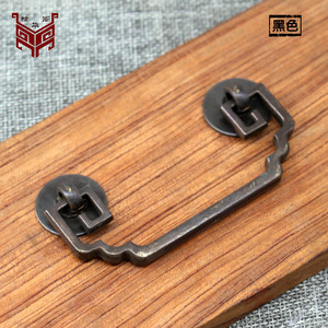 Chinese Style Antique Bronze Drawer Handle Bar Shape Solid <b>Copper</b> Furniture Accessory Durable - Product Image 4