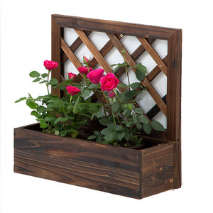 Support mural en bois pour Pot de fleurs, support de <span class=keywords><strong>jardinière</strong></span>, pour l'intérieur, l'<span class=keywords><strong>extérieur</strong></span>, la maison, le salon, le balcon, présentoir de décoration - Product Image 6