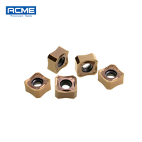 SNMX1206ANN/QNN Plaquettes de fraisage en carbure de tungstène pour machines-outils CNC, 45 et 88 degrés