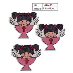 Patchs d'anges pour filles de 3,5 cm, 12 pièces, décoration religieuse pour filles - Product Image 1