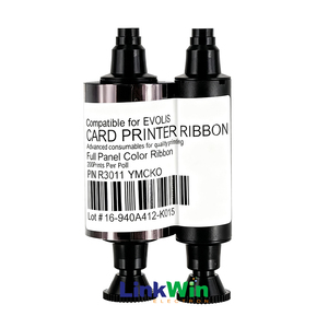 Chất lượng cao ID Máy in thẻ <span class=keywords><strong>Ribbon</strong></span> <span class=keywords><strong>r3011</strong></span> màu mực <span class=keywords><strong>Ribbon</strong></span> YMCKO 200 in cho evolus dualys thẻ <span class=keywords><strong>Ribbon</strong></span> in ấn thẻ PVC - Product Image 3