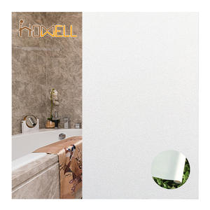 ฟิล์มติดกระจกห้องอาบน้ำ ฟิล์มตกแต่งแบบฝ้า ฟิล์มไวนิล PVC สำหรับตกแต่ง ป้องกันความร้อน รุ่น S001W - Product Image 2