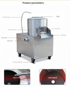 Pelatrice Commerciale Automatica Elettrica in Acciaio Inossidabile <span class=keywords><strong>per</strong></span> Patate Zenzero Carote <span class=keywords><strong>Olive</strong></span>, Macchina <span class=keywords><strong>per</strong></span> Lavaggio Verdure 220/380V 1.5kW - Product Image 4