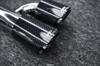 Silenciador de Escape de Acero Inoxidable Pulido Tipo Espejo REV con Doble Válvula para BMW 330i M340i 430i M440i 530i, Mejora para Autos Tuning