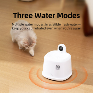 Umweltfreundlicher 2,5L Automatischer Zirkulierender Haustier-Wasserspender Intelligenter Warmwasser-Katzenbrunnen mit Mehrfachfilter, Niedrigwasser-Warnung und LED-Anzeige - Product Image 6