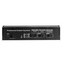 Xtuga EQ-8S - Procesador de Efectos de Audio DSP Profesional de 31 Bandas, Ecualizador Digital Gráfico, Consola de Sonido, Potencia de 30 W