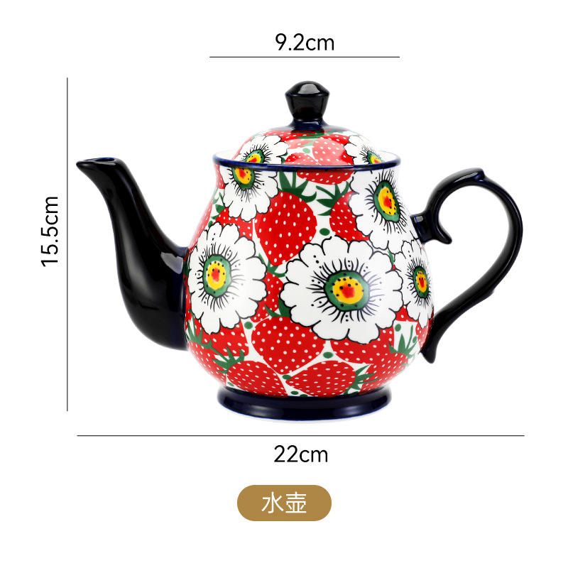 Bouilloire à eau fraise