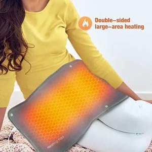 <span class=keywords><strong>Manta</strong></span> calefactable eléctrica portátil supersuave con alimentación USB, almohadilla calefactora <span class=keywords><strong>para</strong></span> piernas <span class=keywords><strong>lumbares</strong></span> de calentamiento rápido <span class=keywords><strong>para</strong></span> manos y pies, lavable portátil - Product Image 5