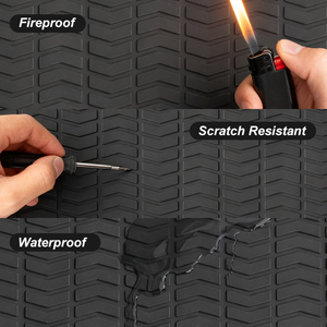 OEM ODM accessori <span class=keywords><strong>auto</strong></span> <span class=keywords><strong>in</strong></span> Pvc <span class=keywords><strong>gomma</strong></span> di alta qualità universale personalizzato 4 pezzi tappetino antiscivolo pavimento <span class=keywords><strong>per</strong></span> <span class=keywords><strong>auto</strong></span> tappetino - Product Image 4
