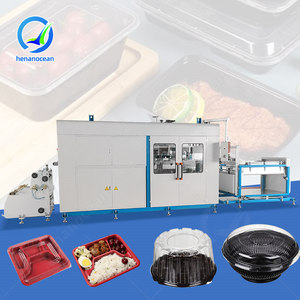Máquina para Fabricar Cajas Desechables OCEAN, Máquina Termoformadora para Bandejas de Frutas de Poliestireno y Cajas de Comida Rápida - Product Image 1