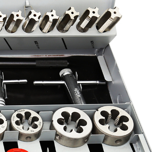 GSR 64 Pcs HSS Hand Taps Set M3-M24 Round Die Threads Coarse <strong>Cutting</strong> <strong>Tools</strong> with <strong>Complete</strong> Accessories - Product Image 4