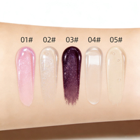 Gloss à lèvres liquide hydratant et repulpant, au design charmant, longue tenue, brillant, avec porte-clés, pour marque privée et logo personnalisé