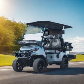 Voiturette buggy personnalisable avec panneau solaire, voiturette de <span class=keywords><strong>golf</strong></span> électrique 6 places, scooter de <span class=keywords><strong>golf</strong></span> touristique tout-terrain, voiturette de club - Product Image 6