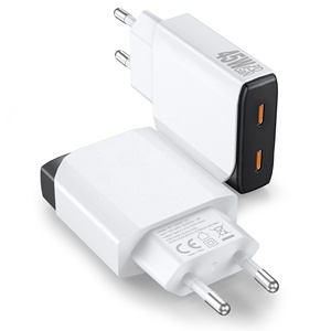 Cargador de Pared HNT 20W/30W/45W, Cargador USB C GaN Ultrafino de 2 Puertos para Mac <span class=keywords><strong>Book</strong></span>, 1C1A o 2C para <span class=keywords><strong>Samsung</strong></span> S25 S24 S23 S22 - Product Image 2