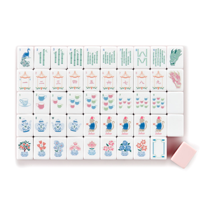 Juego de Mahjong Americano Estilo Mono Rosa Claro, 4 Capas de Acrílico y Melamina, 160 Fichas, Lujo de <span class=keywords><strong>Casino</strong></span>, Portátil y Duradero - Product Image 5