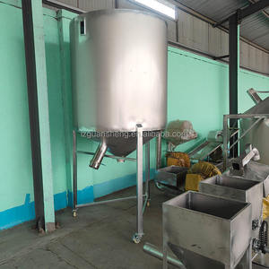 Accessoires pour granulateur de plastique, <span class=keywords><strong>silo</strong></span>, machine à <span class=keywords><strong>granulés</strong></span> de plastique, bac en acier inoxydable avec ventilateur - Product Image 2