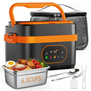 Boîte à lunch électrique chauffante premium 2026 avec minuterie intelligente, chargement sans fil et grande capacité pour le bureau et les voyages - Product Image 2