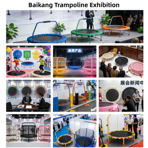Ensemble de <span class=keywords><strong>trampoline</strong></span> d'extérieur de haute qualité avec panier de basket-ball intégré pour des jeux familiaux amusants et actifs - Product Image 6