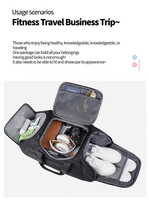 Nouveau sac de voyage imperméable grande capacité, sac à dos de sport multifonctionnel personnalisé pour activités de plein air et gym