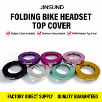 Capot supérieur de potence de vélo pliant JINSUND 44 mm, modèle 088 pour Dahon P8/P18 et Windrunner ; Accessoire en alliage d'aluminium