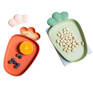Plastic Fruit Tray Nordic Cute Snack Tray Lightweight Plate Fruit Shape Plates for Nibbles Snacks Fruit Dish Candy Storage