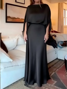 <span class=keywords><strong>Robe</strong></span> <span class=keywords><strong>de</strong></span> soirée <span class=keywords><strong>de</strong></span> luxe unie, <span class=keywords><strong>robe</strong></span> moulante sexy à découpe biais pour les fêtes, les mariages, les occasions spéciales, <span class=keywords><strong>robe</strong></span> maxi élégante en satin - Product Image 4