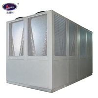 Compresseur à vis Schneider Box à deux étages, refroidisseur à vis refroidi par air 200RT 150HP, machine de refroidissement industrielle