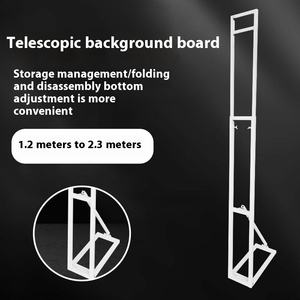 Perlengkapan Pesta Perayaan Diskon Besar, Tiang Poster Papan KT Lipat Portabel dengan Tinggi yang Dapat Disesuaikan - Product Image 6