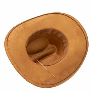 Sombrero de Vaquero de Gamuza Vintage de Alta Calidad con Logotipo Personalizado y Marca Privada - Product Image 6