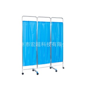 Custom-made stainless steel <b>screens</b>, partitions, curtains, three-<b>fold</b> and four-<b>fold</b> <b>screens</b> with wheels for hospitals and - Product Image 2