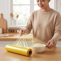 Film alimentaire en PVC hautement transparent, film étirable pour la conservation des aliments, largeur 40 cm, film plastique pour la cuisine, l'emballage des restaurants