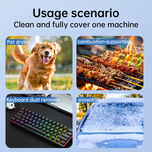4000mAh Kabelloser Elektrischer Luftstaubsauger mit LED-Anzeige 130000 U/min Mini-Turboventilator für Effektive Reinigung und Schneebeseitigung - Product Image 5