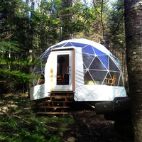Tenda Kubah Besar untuk Dijual, Rumah Kubah Geodesik Transparan untuk Glamping, Hotel, Resort, dan Perkemahan