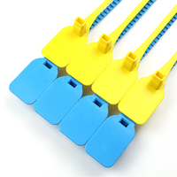 Scellés de remorque en plastique Scellés de porte de camion Scellés inviolables Étiquettes, Attaches de sécurité en plastique numérotées jetables SK3006P