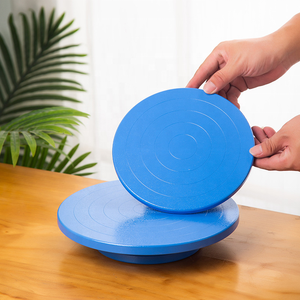 Plaque tournante manuelle en alliage d'aluminium coloré adapté à la Base de <span class=keywords><strong>sculpture</strong></span> bleu orange - Product Image 3