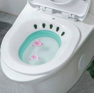 Bañera de asiento plegable portátil para el cuidado de heridas posparto Hemorroides Perineal Epis-para el cuidado del hogar - Product Image 3