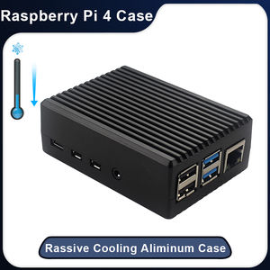 Custodia in Lega di Alluminio per Raspberry <span class=keywords><strong>Pi</strong></span> 4 Modello B con Raffreddamento Passivo e Dissipazione del Calore - Product Image 3