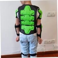 Gilet de protection anti-chute pour enfants, moto, avec protections pour les coudes et les genoux
