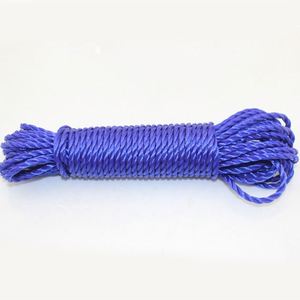 Twisted 3 Strand Polypropylene Synthetic Rope Multipurpose Artificial Manila Rope Nylon Polyester Rope Virgin Material - Product Image 2