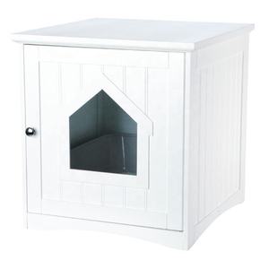 Meilleures ventes de maison de style intérieur pour chat Lit de maison de chat en bois confortable Cage pour chat à imprimé animal - Product Image 1