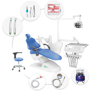 <strong>Dental</strong> <strong>Chair</strong> <strong>Unit</strong> with Ceramic Spittoon Instrument Tray and Movable Light <strong>Dental</strong> Equipment Silla <strong>Dental</strong> <strong>Dental</strong> <strong>Unit</strong> - Product Image 1