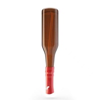 Embudo de PVC de un solo tubo para botellas de cerveza con color y logotipo personalizados para fiestas