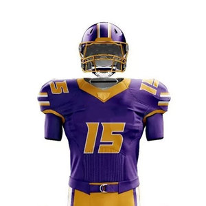 Ensemble d'uniformes de football américain pour hommes sur mesure professionnel, design moderne, mélange de coton respirant, séchage rapide, taille plus - Product Image 4