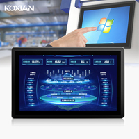Écran marin robuste de 15 pouces, 300 nits, IP65, étanche, cadre ouvert, écran tactile encastré, moniteur industriel, tactile capacitif résistif