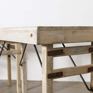 Modern Reclaimed Wood Farmhouse Coffee <b>Table</b> for Home Hotel Living Room <b>Dining</b> NEW Design Rajasthan Craft - Product Image 3