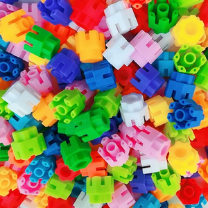 Bloques de construcción para niños, juguetes de plástico, rompecabezas de 3 a 13 años, bloques de construcción hexagonales para niñas y niños - Product Image 1