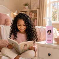 Gel Coiffant Définissant les Boucles pour Enfants, Tenue Douce, Produits Anti-Frisottis pour Cheveux Bouclés d'Enfants, Crème Coiffante Naturelle pour Bébés et Tout-Petits 160ml