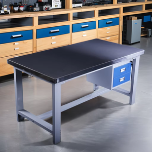 <span class=keywords><strong>Banco</strong></span> DE TRABAJO personalizable de acero inoxidable resistente, cajón de doble capa, <span class=keywords><strong>banco</strong></span> de trabajo ESD, escritorio de construcción, mesa de reparación de teléfonos móviles - Product Image 1