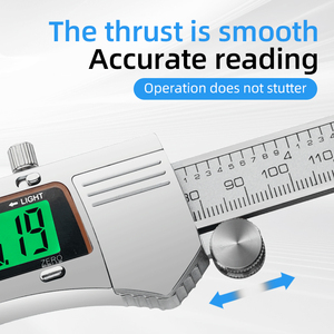 Nhà máy cung cấp Kỹ Thuật Số <span class=keywords><strong>Caliper</strong></span> đèn nền 150mm 6 inch <span class=keywords><strong>Caliper</strong></span> kim loại Vernier <span class=keywords><strong>Caliper</strong></span> các nhà sản xuất công cụ đo lường - Product Image 4